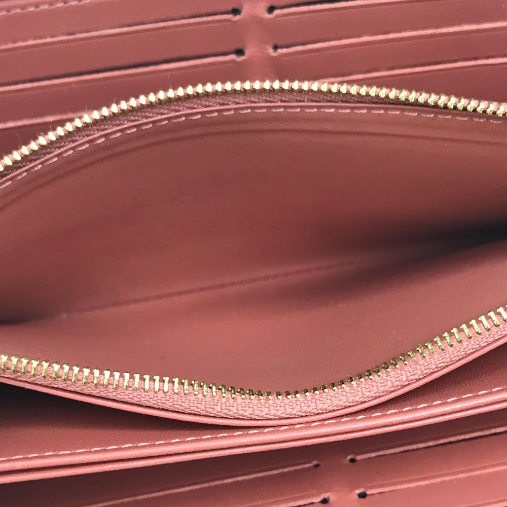 LOUIS VUITTON Long Wallet Purse ‚l62318 Patent leather / monogram canvas Pink beige type Monogram Zippy Venice Women Used Authentic