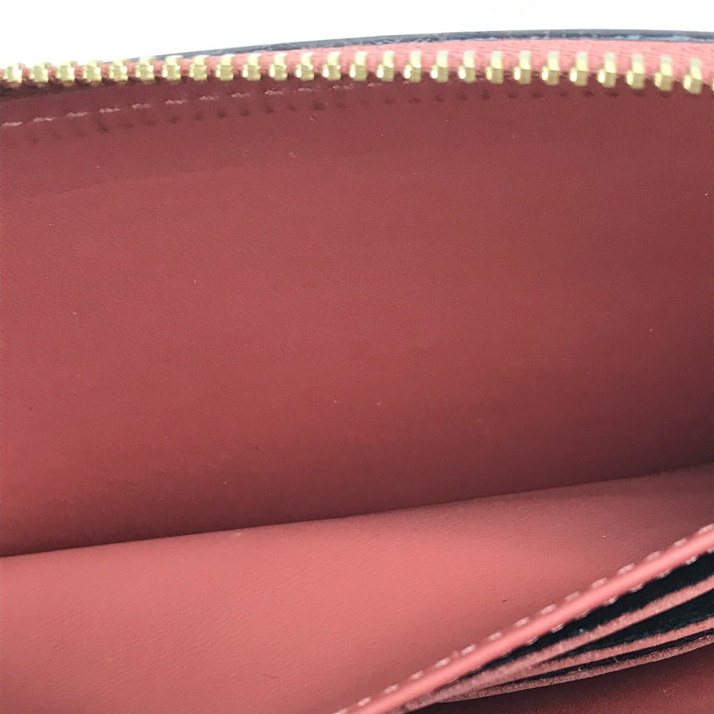 LOUIS VUITTON Long Wallet Purse ‚l62318 Patent leather / monogram canvas Pink beige type Monogram Zippy Venice Women Used Authentic