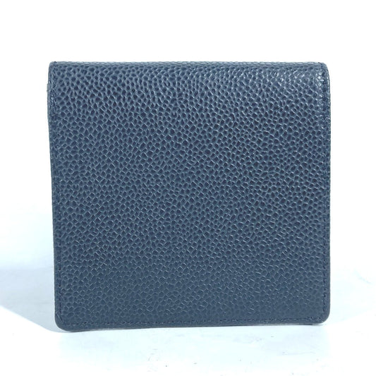 CHANEL Coin case A13233 Caviar skin black CC COCO Mark Women Used Authentic