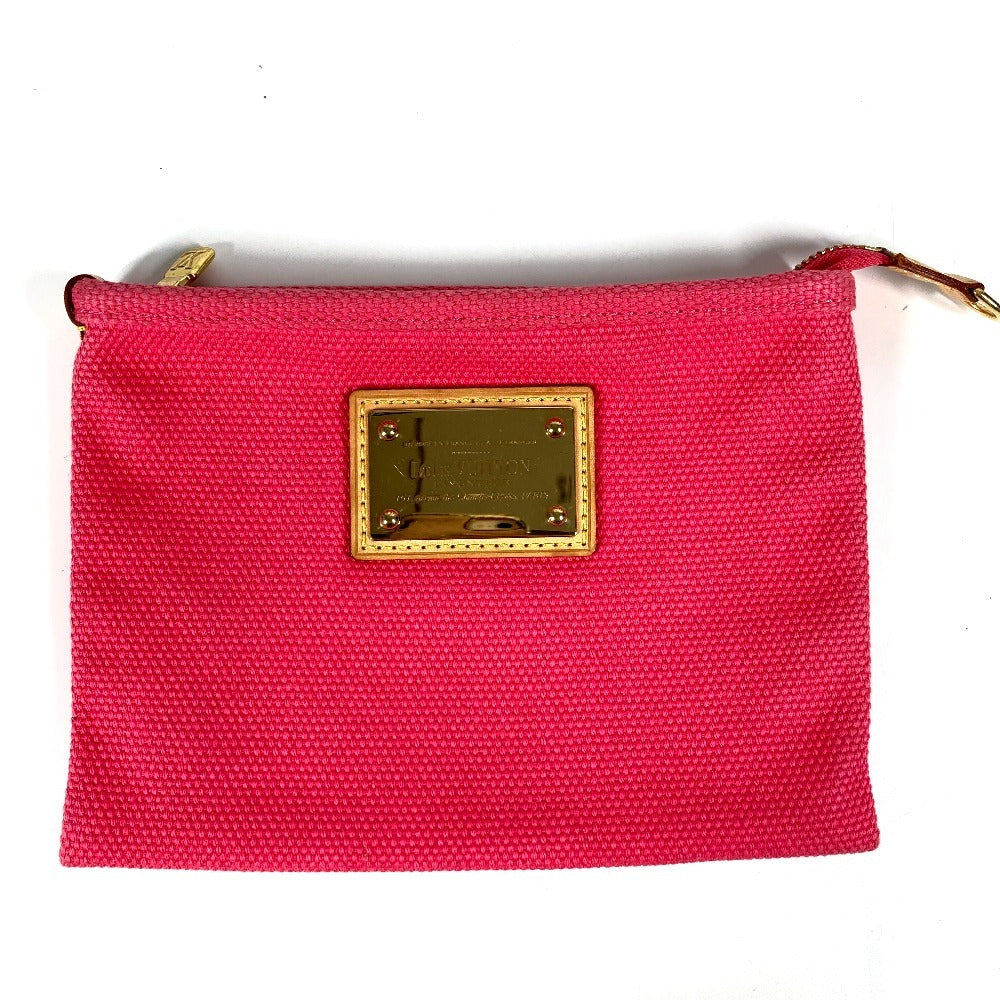 LOUIS VUITTON Pouch M40068 canvas pink Antigua Pochette Flat PM Pochette Flat PM