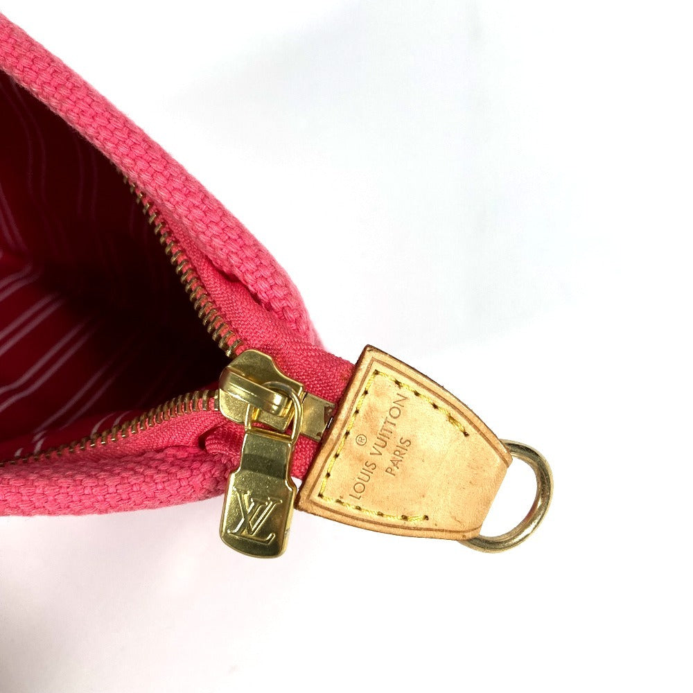 LOUIS VUITTON Pouch M40068 canvas pink Antigua Pochette Flat PM Pochette Flat PM