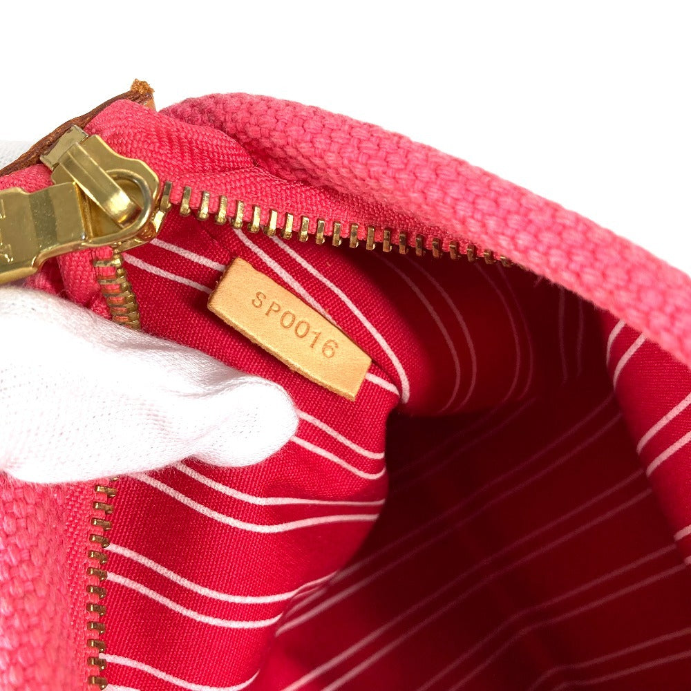 LOUIS VUITTON Pouch M40068 canvas pink Antigua Pochette Flat PM Pochette Flat PM