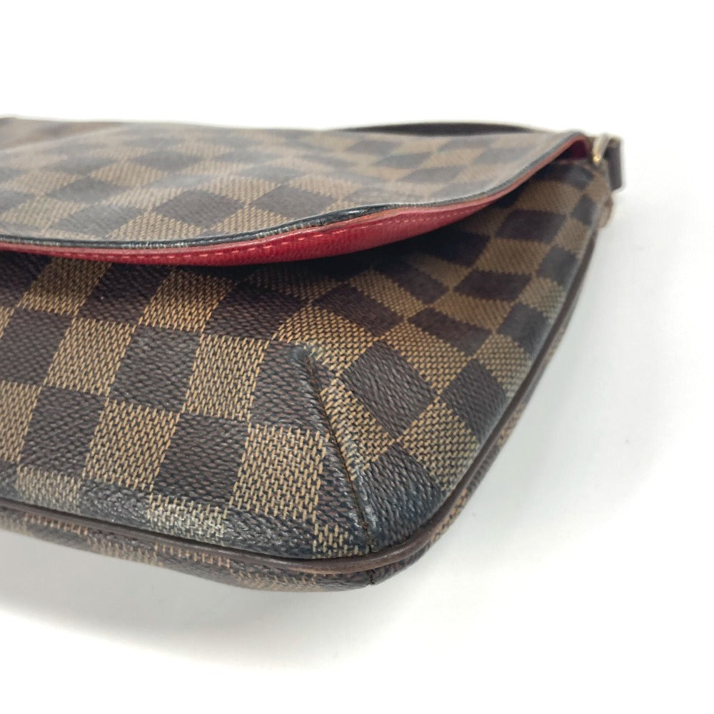 LOUIS VUITTON Shoulder Bag N51301 Damier canvas Brown Damier Musette Tango Long Women Used Authentic