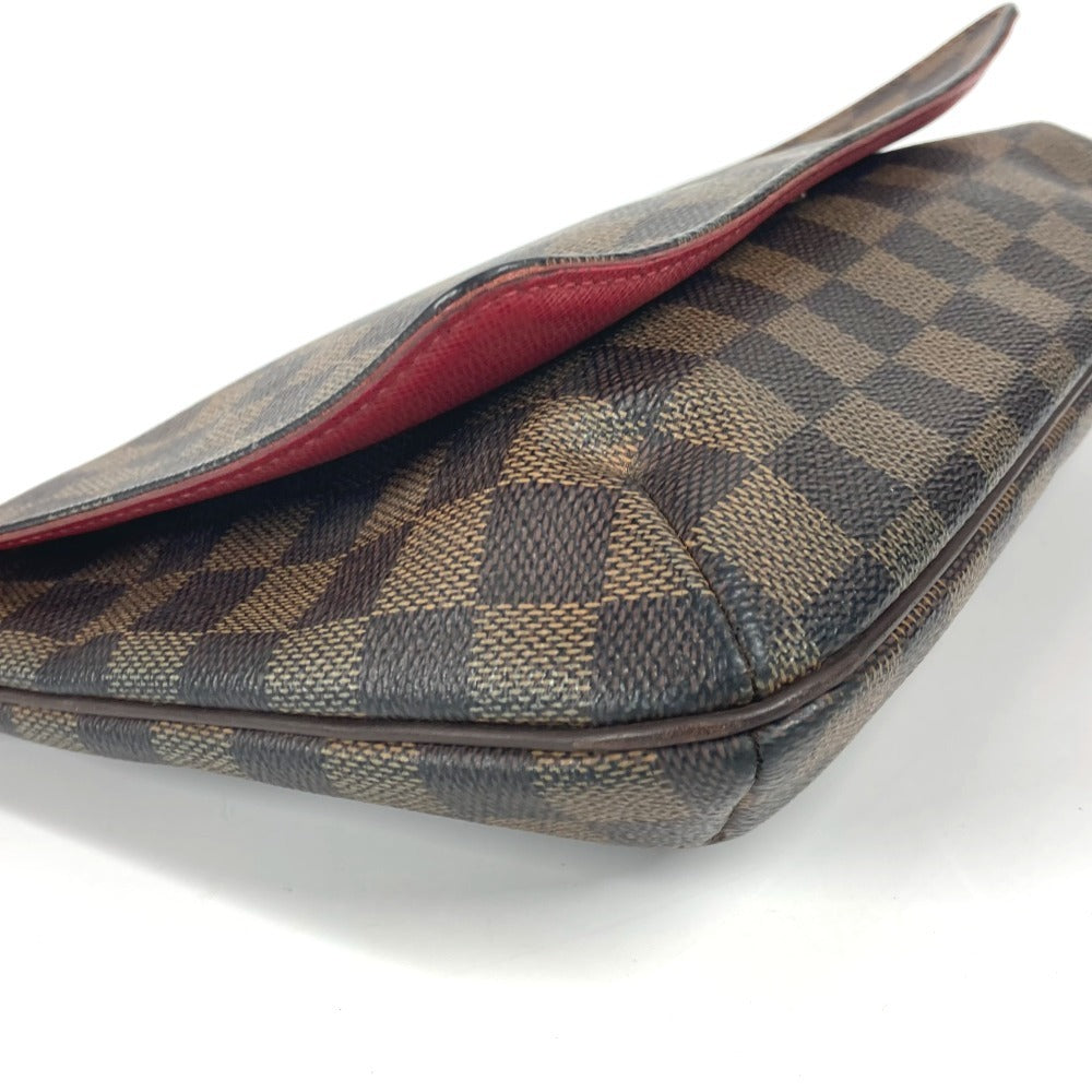 LOUIS VUITTON Shoulder Bag N51301 Damier canvas Brown Damier Musette Tango Long Women Used Authentic