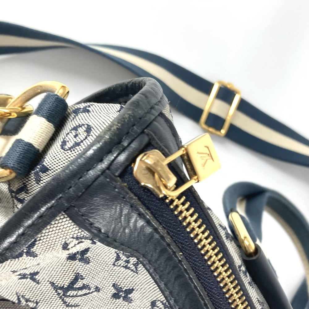 LOUIS VUITTON Tote Bag M42341 Monogram mini canvas Navy Monogram mini Sac Marie Kate unisex(Unisex) Used Authentic
