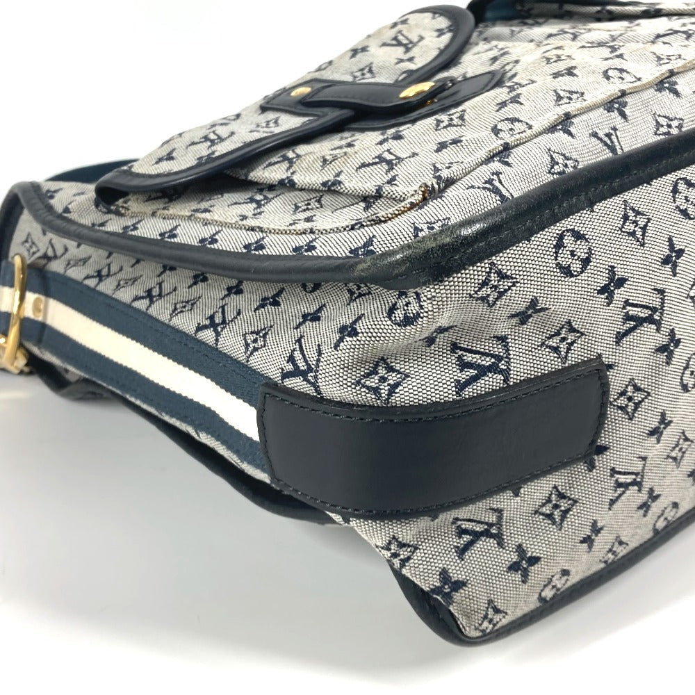 LOUIS VUITTON Tote Bag M42341 Monogram mini canvas Navy Monogram mini Sac Marie Kate unisex(Unisex) Used Authentic