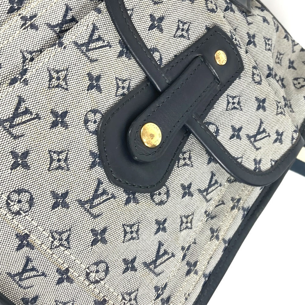 LOUIS VUITTON Tote Bag M42341 Monogram mini canvas Navy Monogram mini Sac Marie Kate unisex(Unisex) Used Authentic