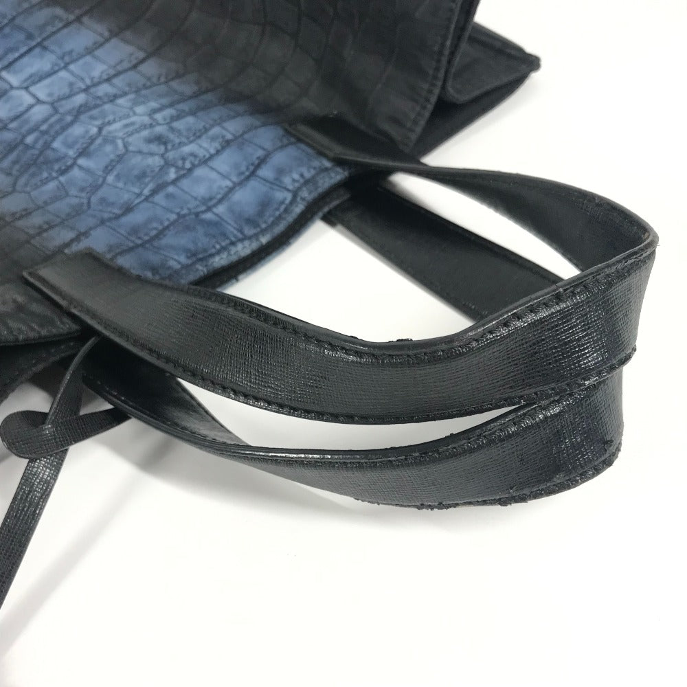 FENDI Handbag 7VA367 Leather / nylon black logo Women Used Authentic