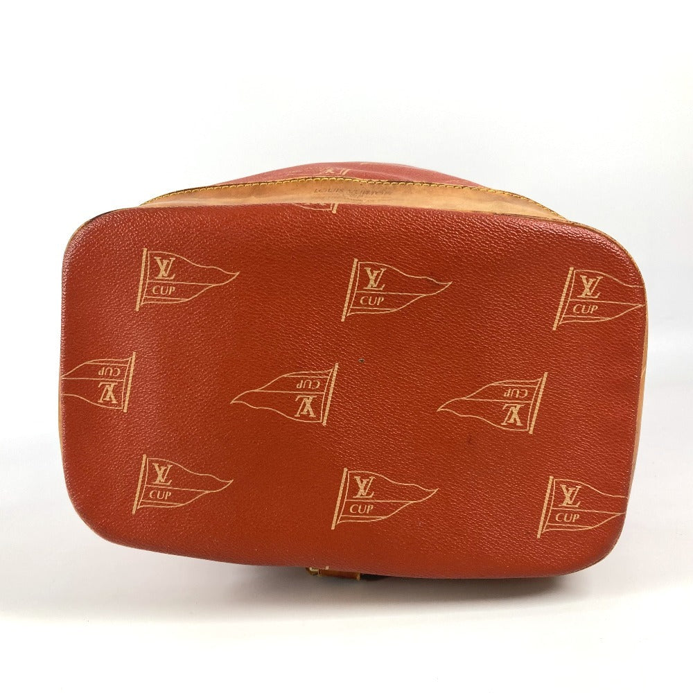 LOUIS VUITTON Shoulder Bag M80026 Leather / canvas Orange Louis Vuitton Cup 95 LVCUP Saint Tropez Women Used Authentic
