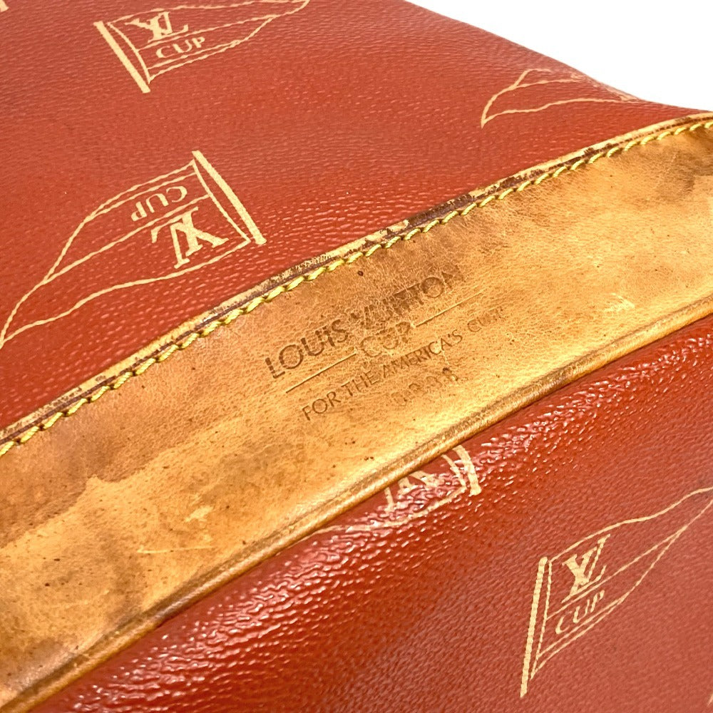 LOUIS VUITTON Shoulder Bag M80026 Leather / canvas Orange Louis Vuitton Cup 95 LVCUP Saint Tropez Women Used Authentic