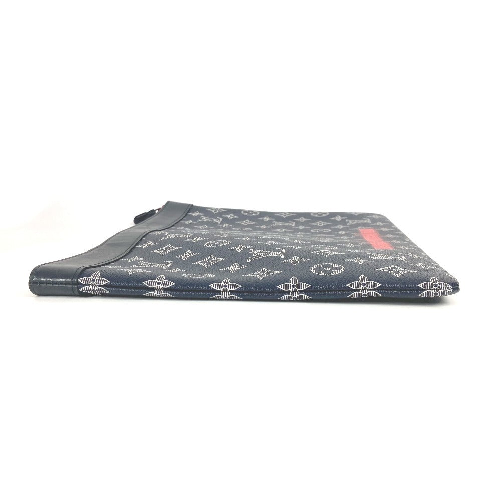 LOUIS VUITTON Clutch bag M62905 Monogram canvas Navy Monogram ink upside down Pochette Apollo