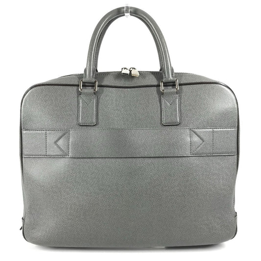 LOUIS VUITTON Business bag M32782 Taiga Leather gray Taiga Neo Igor mens Used Authentic
