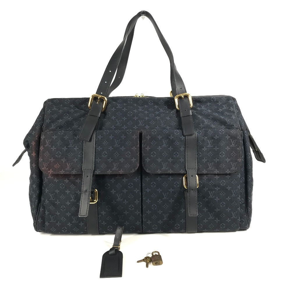 LOUIS VUITTON Shoulder Bag M92411 Monogram mini canvas Navy Monogram mini Josephine GM