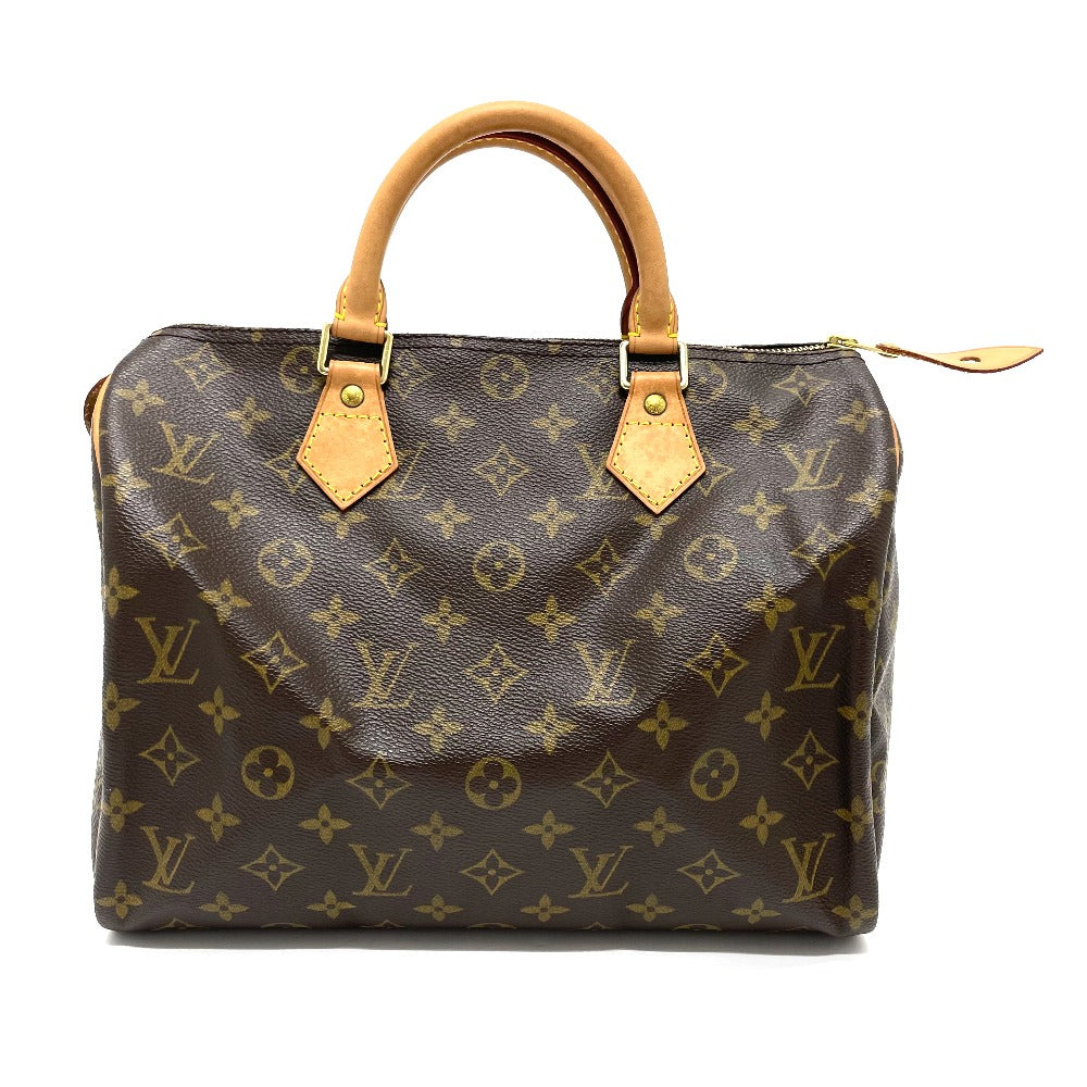 LOUIS VUITTON Boston Duffel bag M41526 Monogram canvas Brown Monogram Speedy 30 Women Used Authentic