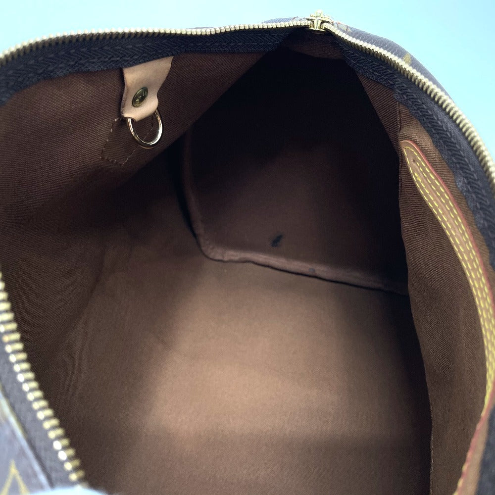LOUIS VUITTON Boston Duffel bag M41526 Monogram canvas Brown Monogram Speedy 30 Women Used Authentic