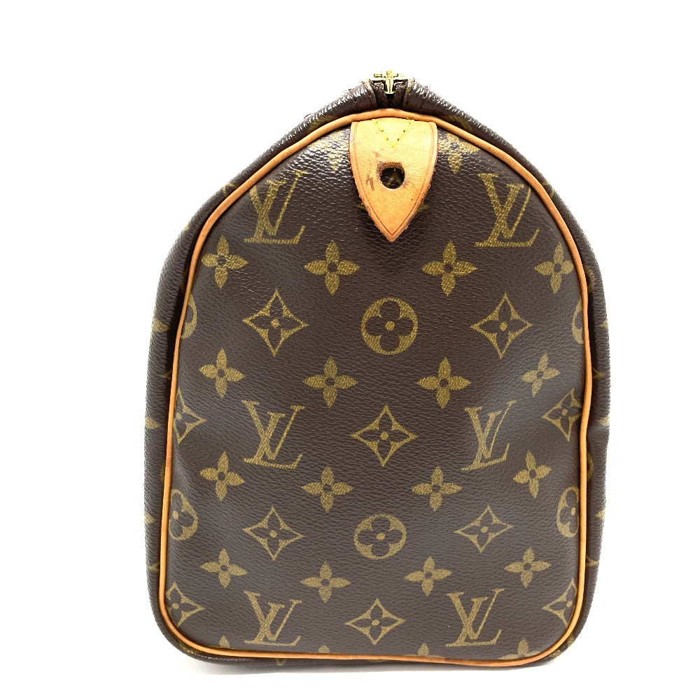 LOUIS VUITTON Boston Duffel bag M41526 Monogram canvas Brown Monogram Speedy 30 Women Used Authentic
