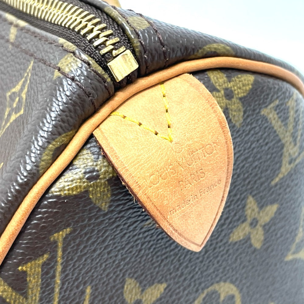 LOUIS VUITTON Boston Duffel bag M41526 Monogram canvas Brown Monogram Speedy 30 Women Used Authentic