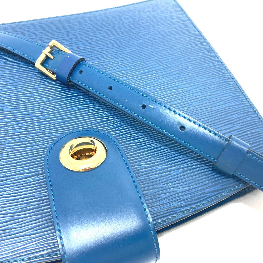 LOUIS VUITTON Shoulder Bag M52345 Epi Leather blue Epi Capuchin Women Used Authentic