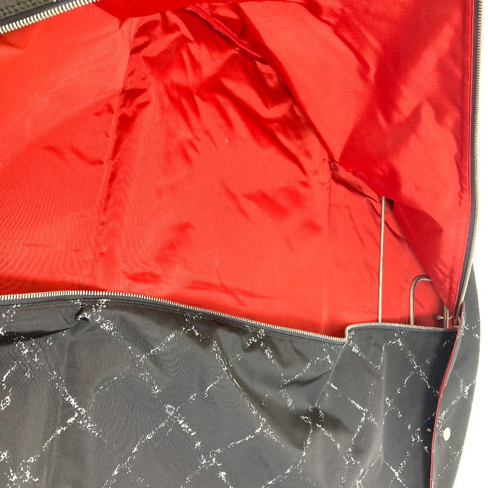 CHANEL Garment bag Nylon black Travel line Women Used Authentic