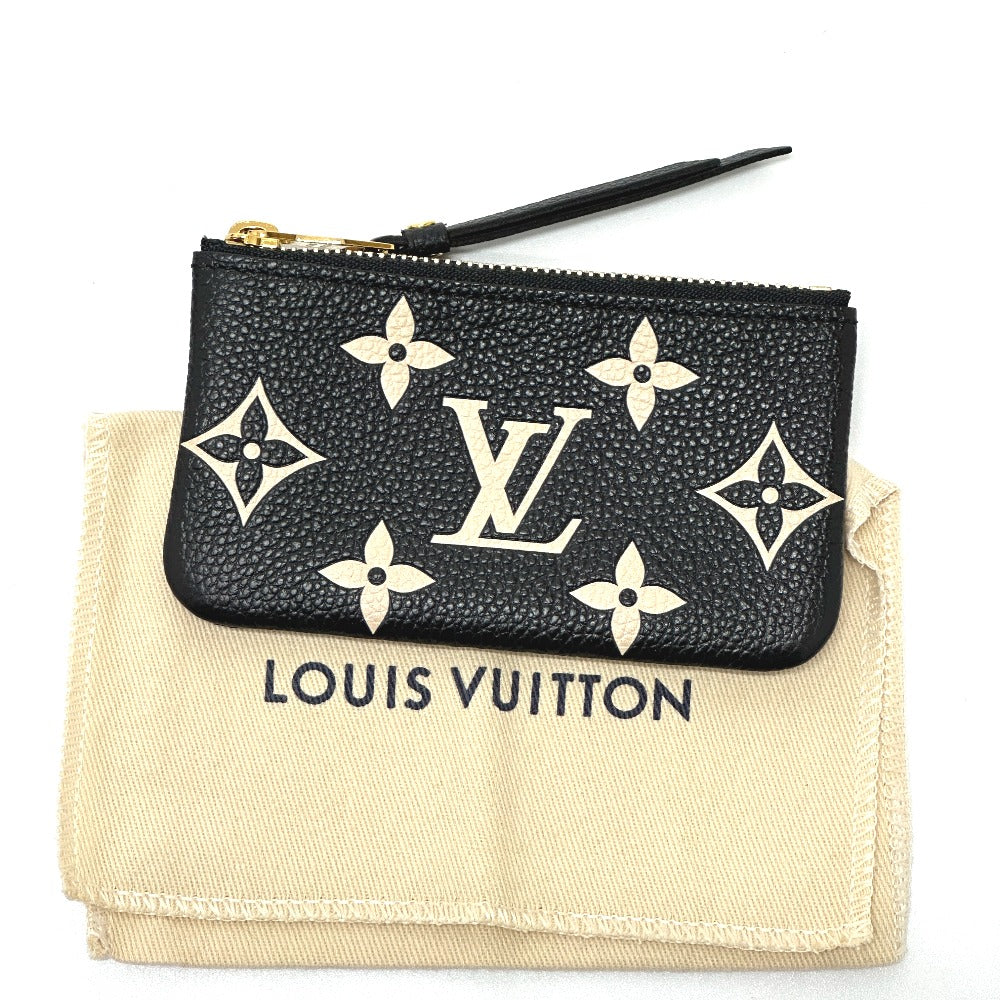 LOUIS VUITTON Coin case M80885 Monogram Ann Platt Leather black Monogram Ann Platt Pochette Cre