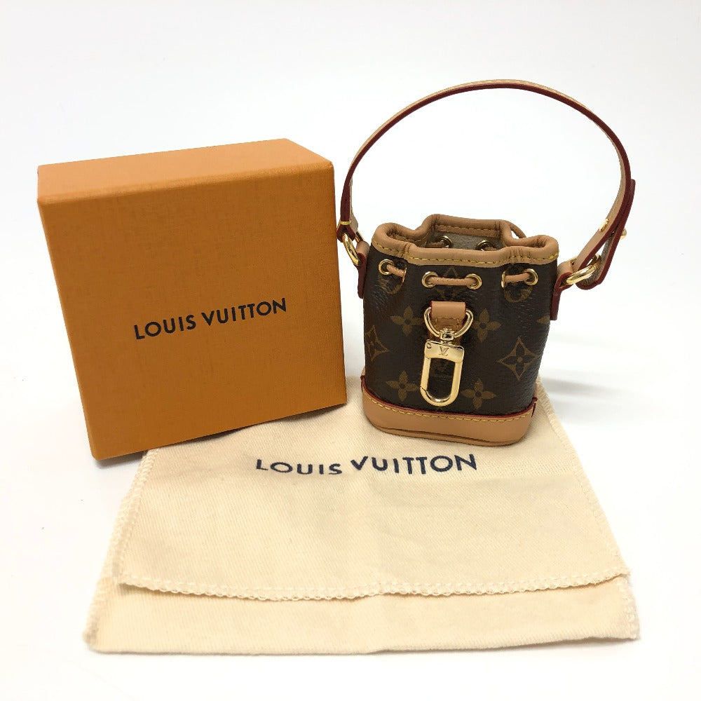 LOUIS VUITTON charm M00818 Monogram canvas Brown Monogram Bijoux Sac Micro Noe
