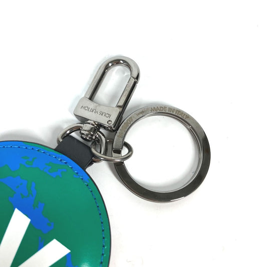 LOUIS VUITTON Bag charm M68307 Monogram canvas Blue x brown Monogram portocle padid