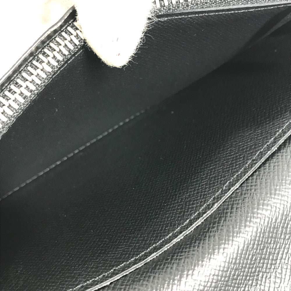 LOUIS VUITTON Long Wallet Purse M30501 Taiga Leather black Taiga Portefeuille Blaza mens Secondhand Authentic