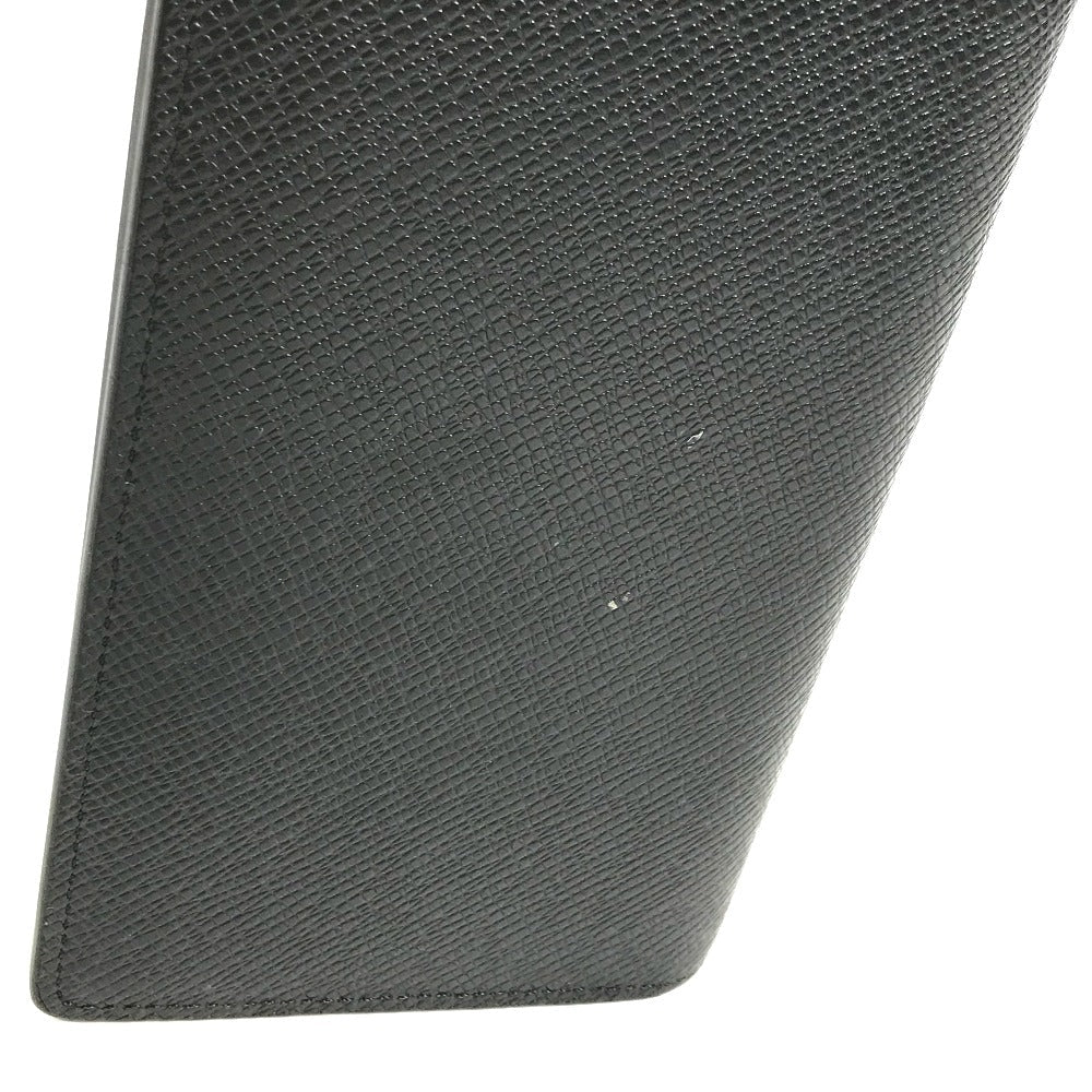 LOUIS VUITTON Long Wallet Purse M30501 Taiga Leather black Taiga Portefeuille Blaza mens Secondhand Authentic