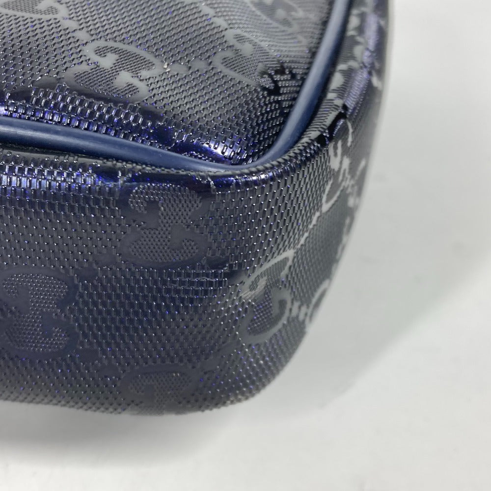 GUCCI Shoulder Bag 201447 GG Imprime, Leather blue GG implementation mens Used Authentic