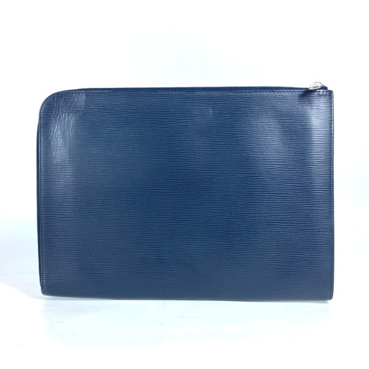 LOUIS VUITTON Clutch bag M64154  Epi Leather Navy Epi Pochette Jules GM mens Used Authentic