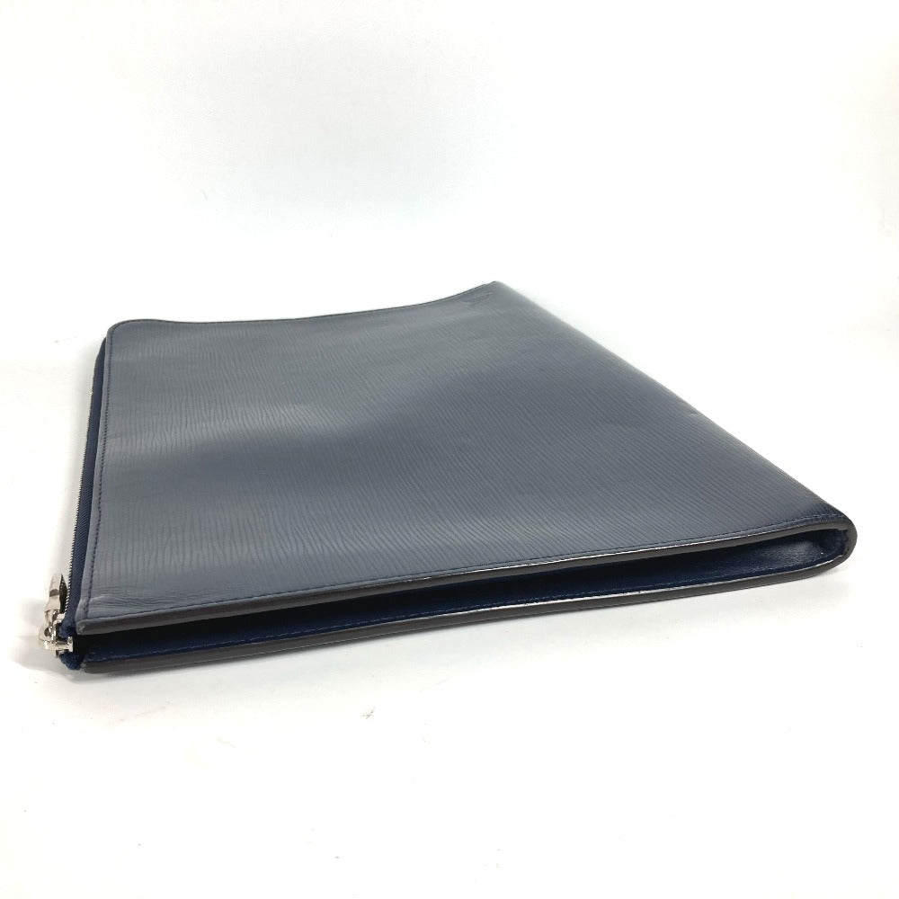 LOUIS VUITTON Clutch bag M64154 Epi Leather Navy Epi Pochette Jules GM mens Used Authentic