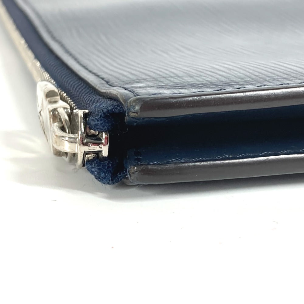 LOUIS VUITTON Clutch bag M64154 Epi Leather Navy Epi Pochette Jules GM mens Used Authentic