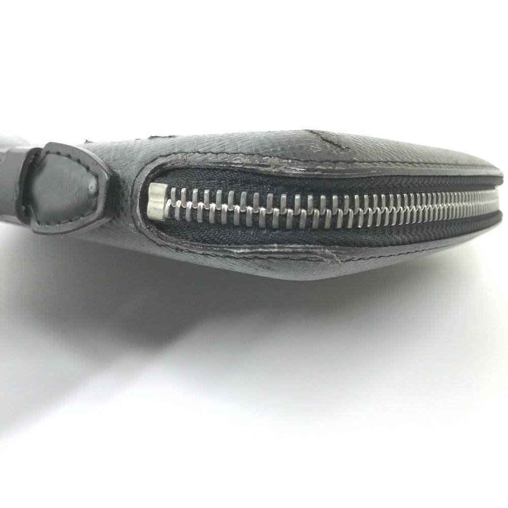 LOUIS VUITTON Long Wallet Purse M30652 Taiga Leather black Taiga Organizer Atoll