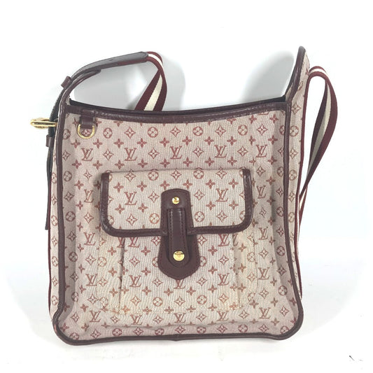 LOUIS VUITTON Shoulder Bag M92321 Monogram mini canvas Red Monogram mini Buzas Marie Kate Women Used Authentic
