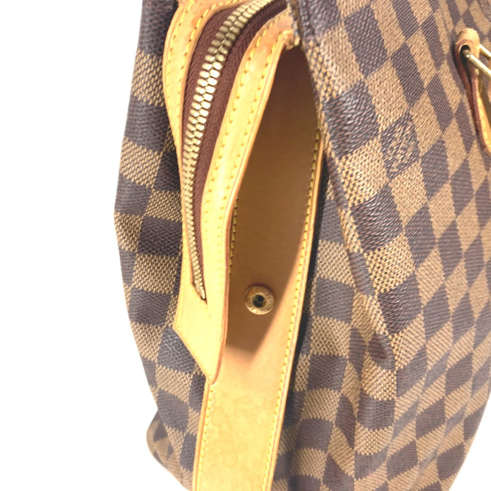 LOUIS VUITTON Shoulder Bag N99037 Damier canvas Brown Damier Columbine Women Used Authentic