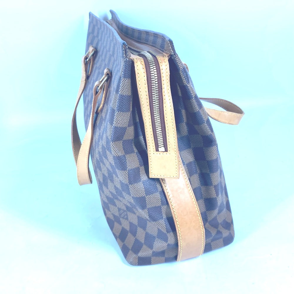 LOUIS VUITTON Shoulder Bag N99037 Damier canvas Brown Damier Columbine Women Used Authentic