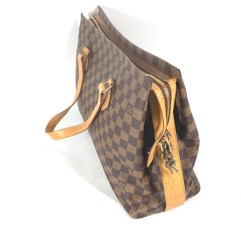LOUIS VUITTON Shoulder Bag N99037 Damier canvas Brown Damier Columbine Women Used Authentic