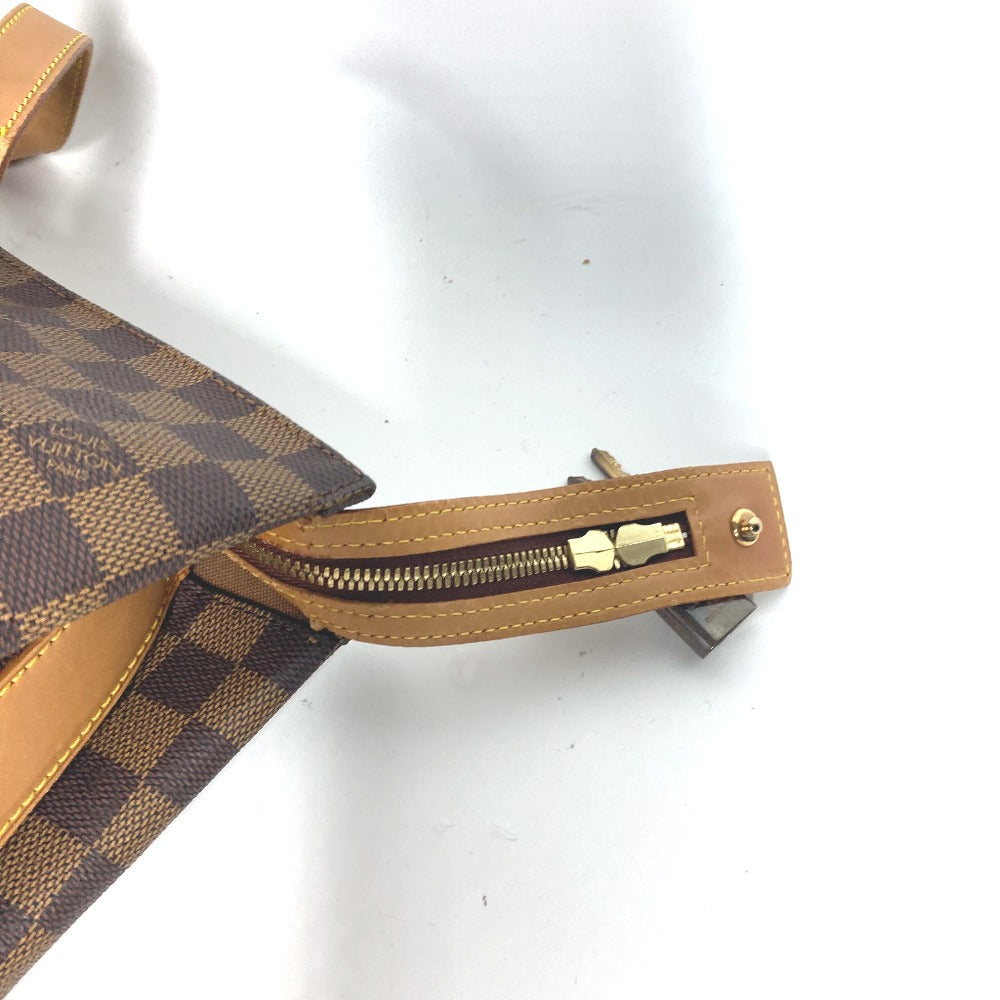 LOUIS VUITTON Shoulder Bag N99037 Damier canvas Brown Damier Columbine Women Used Authentic
