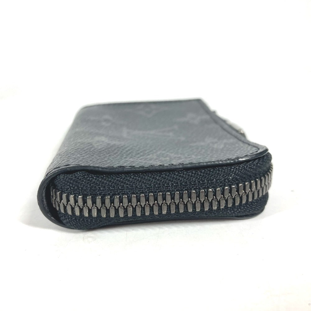LOUIS VUITTON Coin case M63536 Monogram Eclipse Canvas black Monogram Eclipse Portemonejour mens Used Authentic
