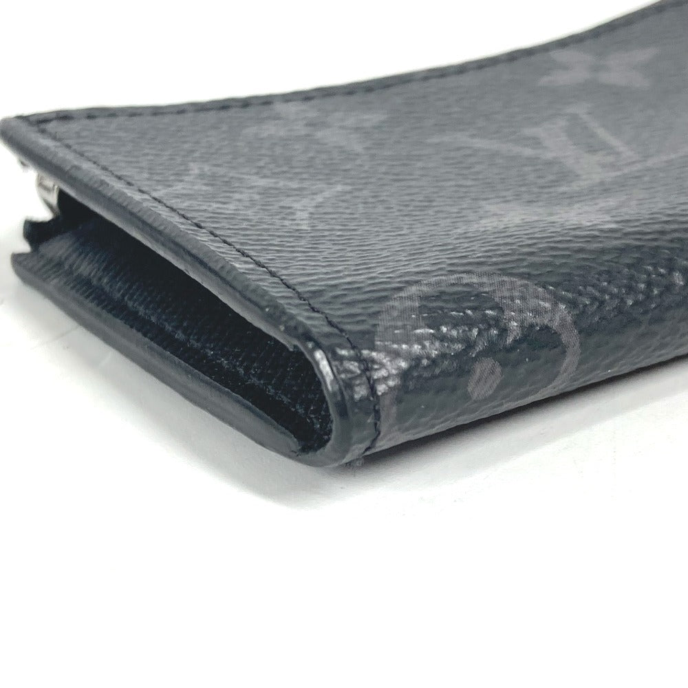 LOUIS VUITTON Coin case M63536 Monogram Eclipse Canvas black Monogram Eclipse Portemonejour mens Used Authentic