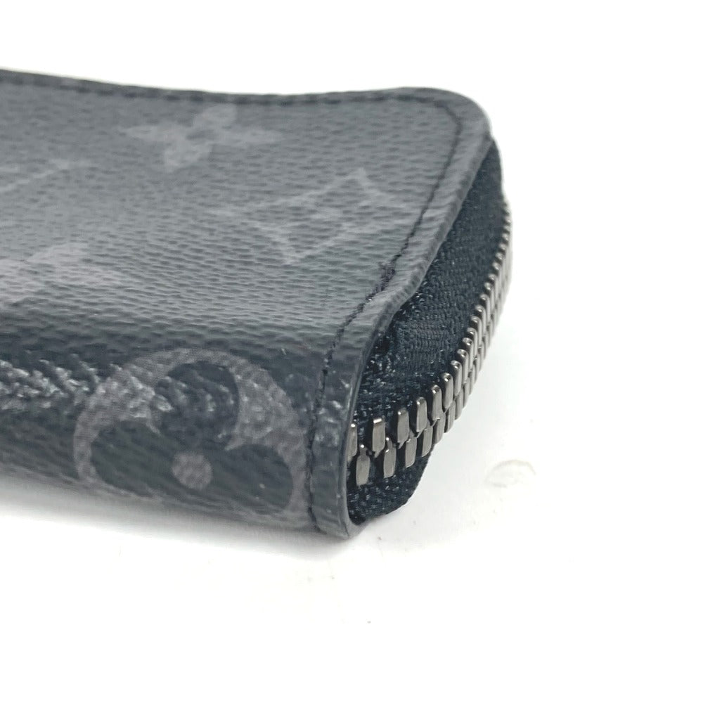 LOUIS VUITTON Coin case M63536 Monogram Eclipse Canvas black Monogram Eclipse Portemonejour mens Used Authentic