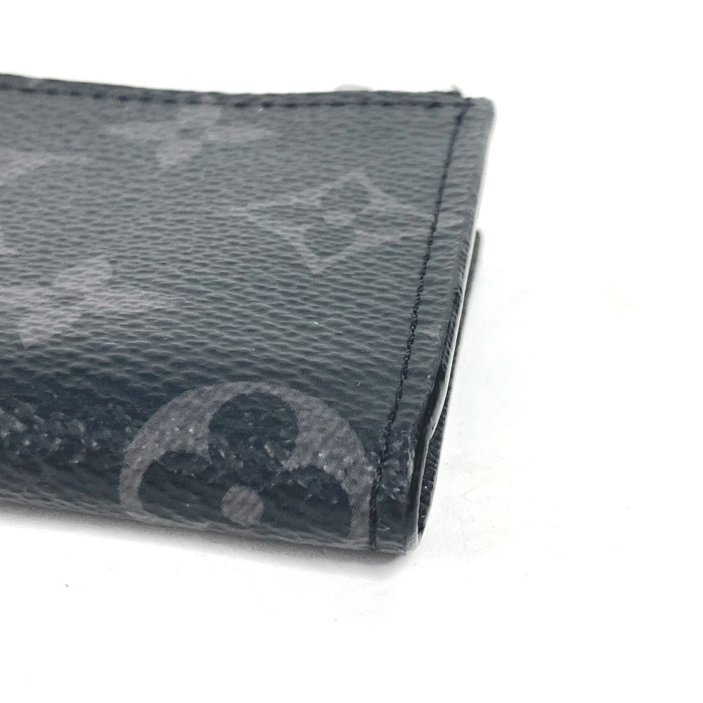 LOUIS VUITTON Coin case M63536 Monogram Eclipse Canvas black Monogram Eclipse Portemonejour mens Used Authentic