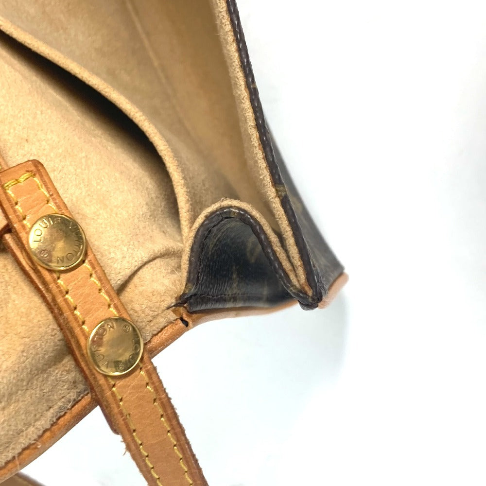 LOUIS VUITTON Shoulder Bag M51852 Monogram canvas Brown Monogram Pochette Twin GM