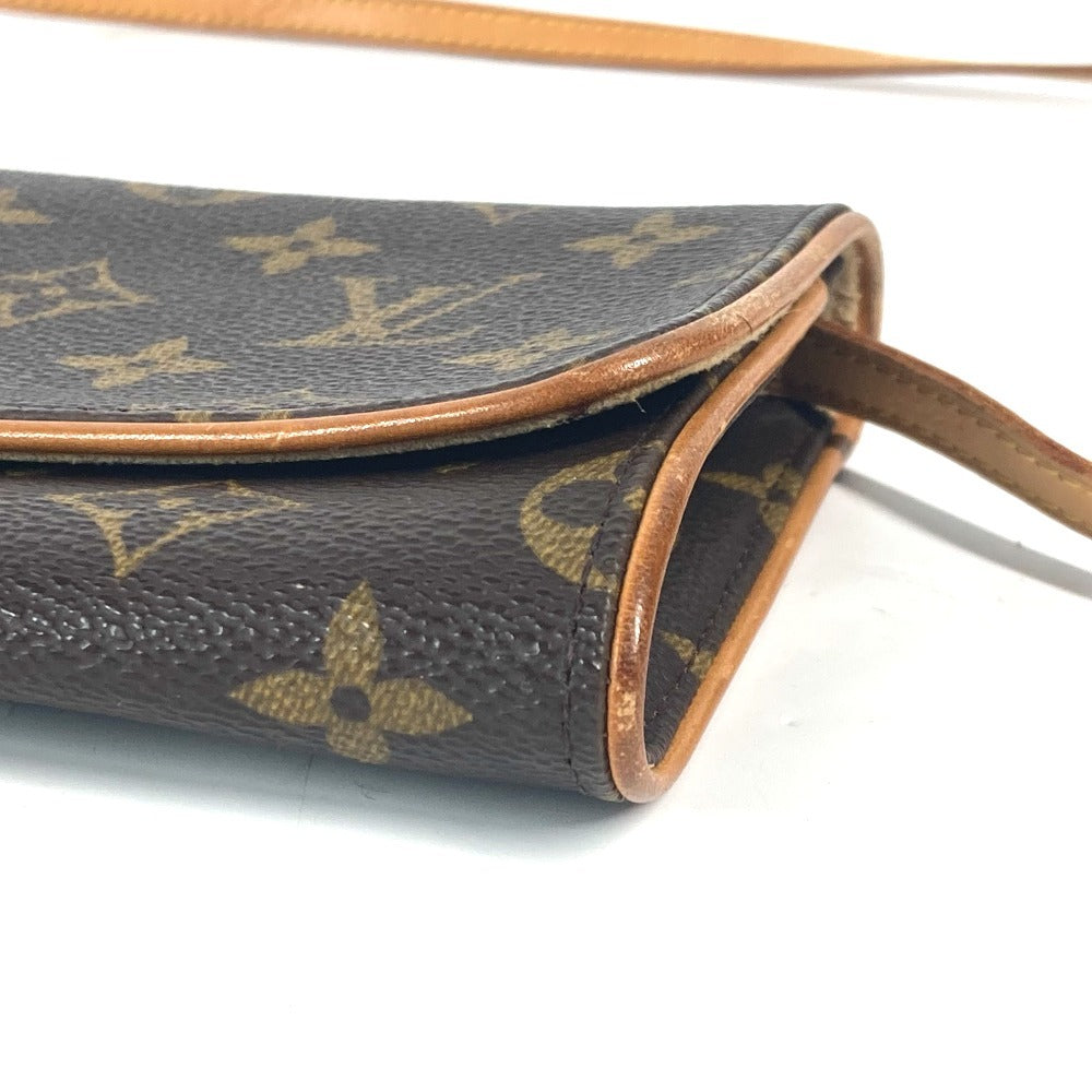 LOUIS VUITTON Shoulder Bag M51852 Monogram canvas Brown Monogram Pochette Twin GM