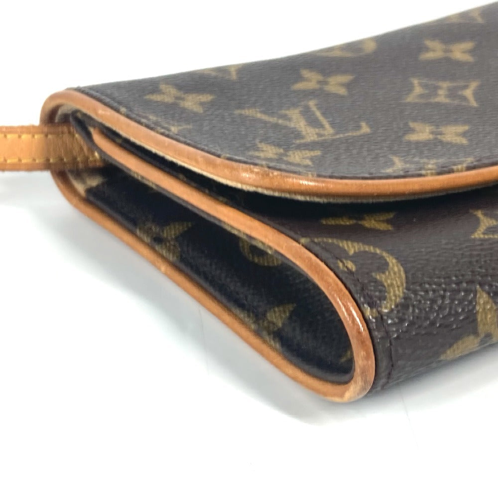 LOUIS VUITTON Shoulder Bag M51852 Monogram canvas Brown Monogram Pochette Twin GM