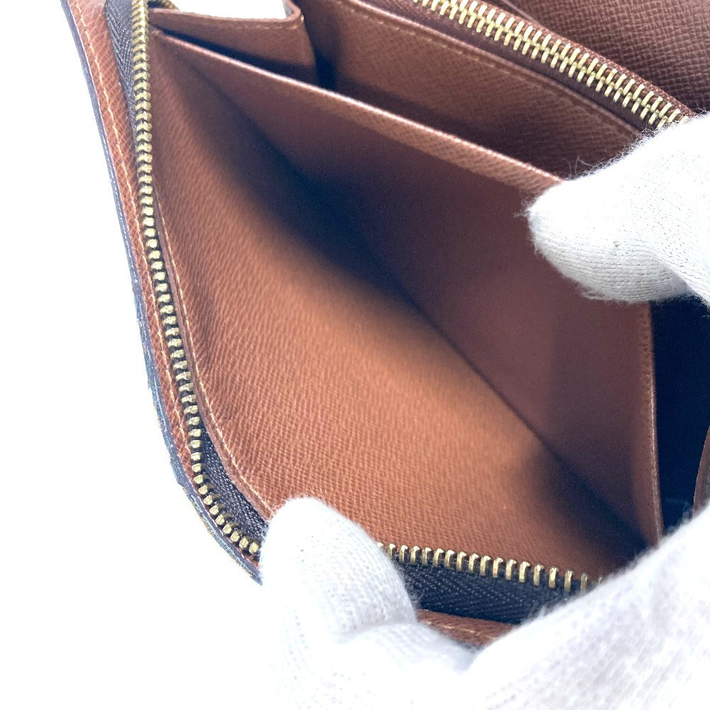 LOUIS VUITTON Long Wallet Purse M61729 Monogram canvas Brown Monogram panda Porto Monezup