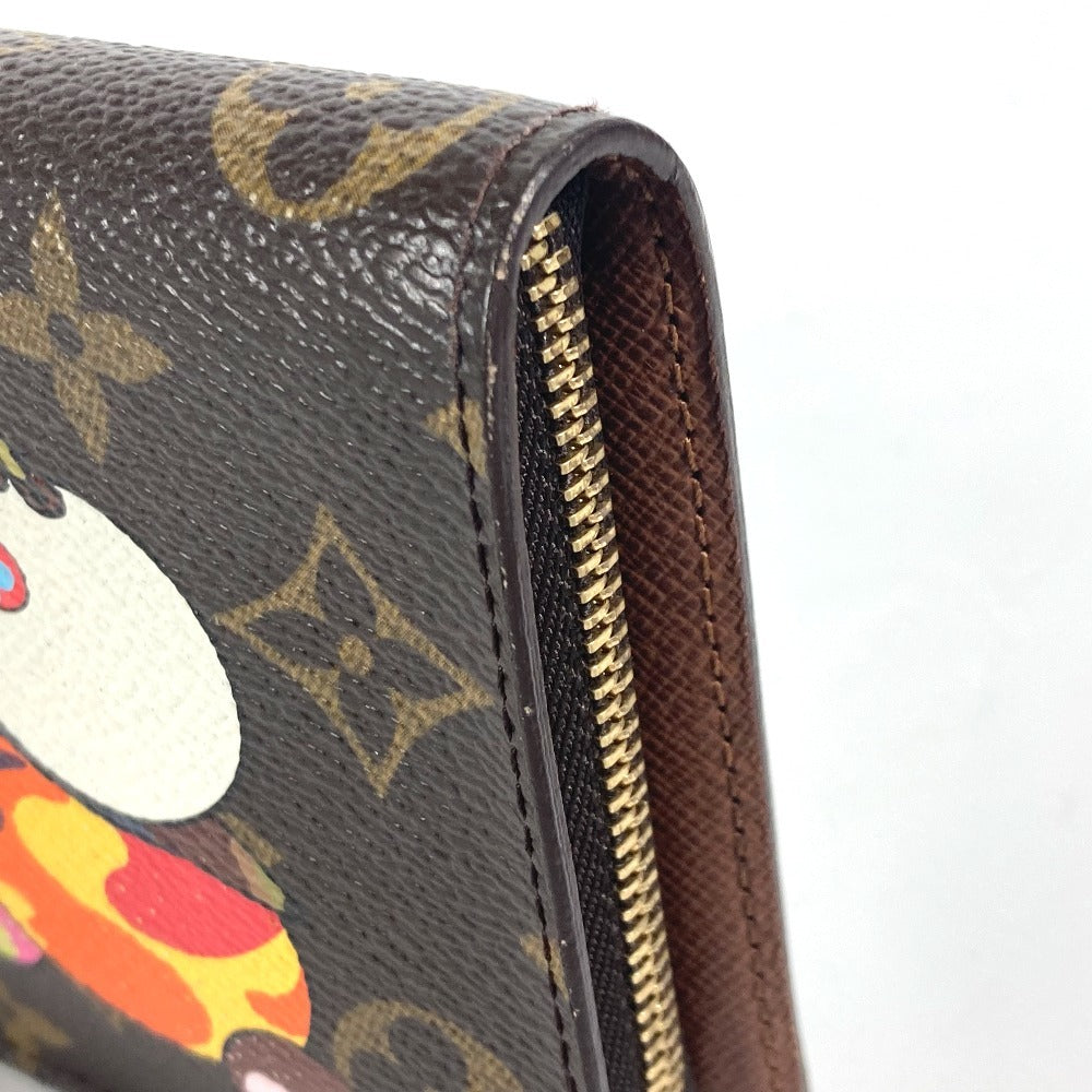 LOUIS VUITTON Long Wallet Purse M61729 Monogram canvas Brown Monogram panda Porto Monezup
