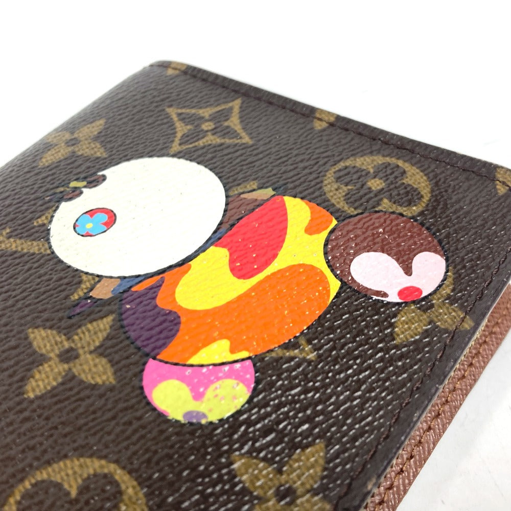 LOUIS VUITTON Long Wallet Purse M61729 Monogram canvas Brown Monogram panda Porto Monezup