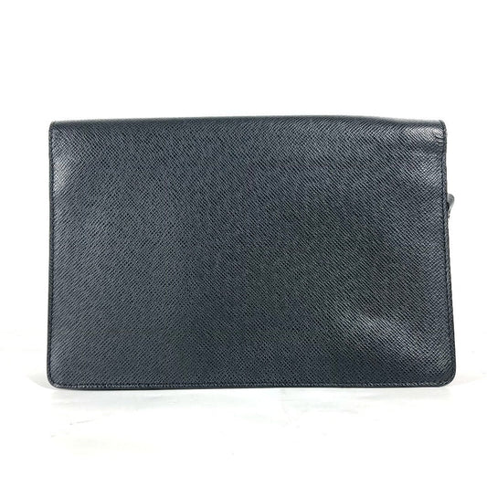 LOUIS VUITTON business bag M32592 Taiga Leather black Taiga Belair