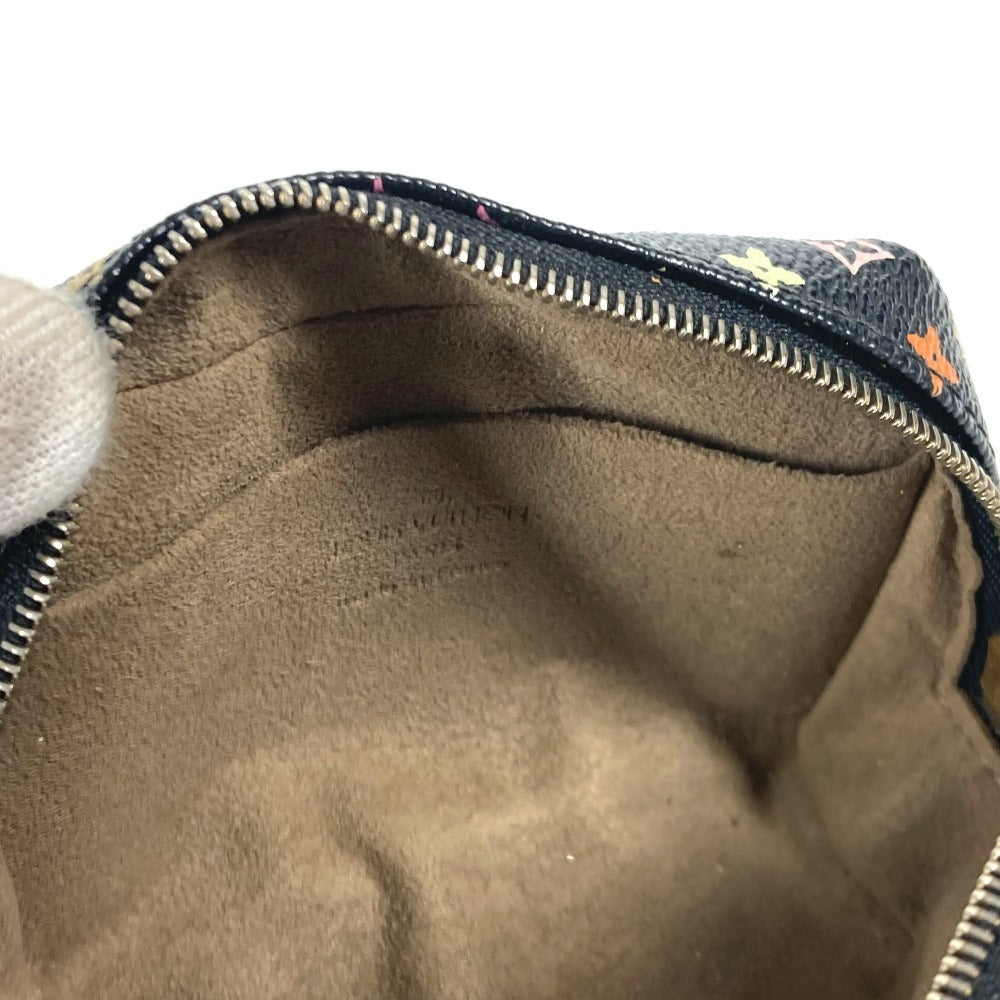 LOUIS VUITTON Pouch M58034 Monogram multicolor canvas black Monogram multicolor Truth Wapiti Women Used Authentic